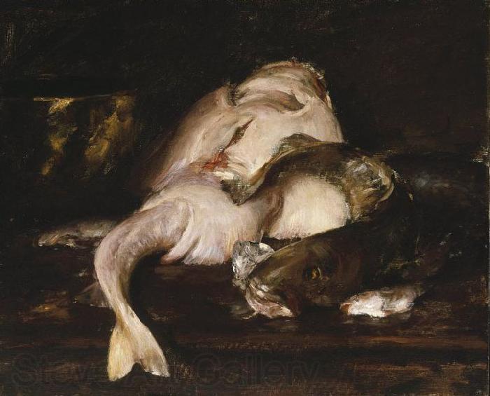 William Merritt Chase Still Life, Fish France oil painting art